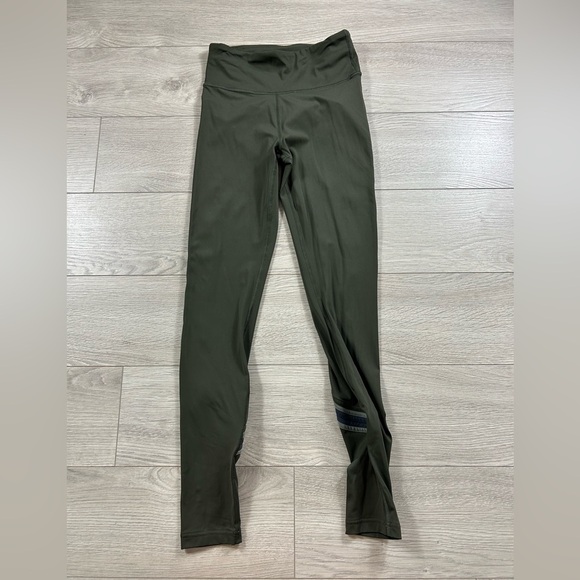 Lululemon Run Crew Tight Leggings *28" Dark Olive / Obsidian / Grey Sage - Picture 4 of 16